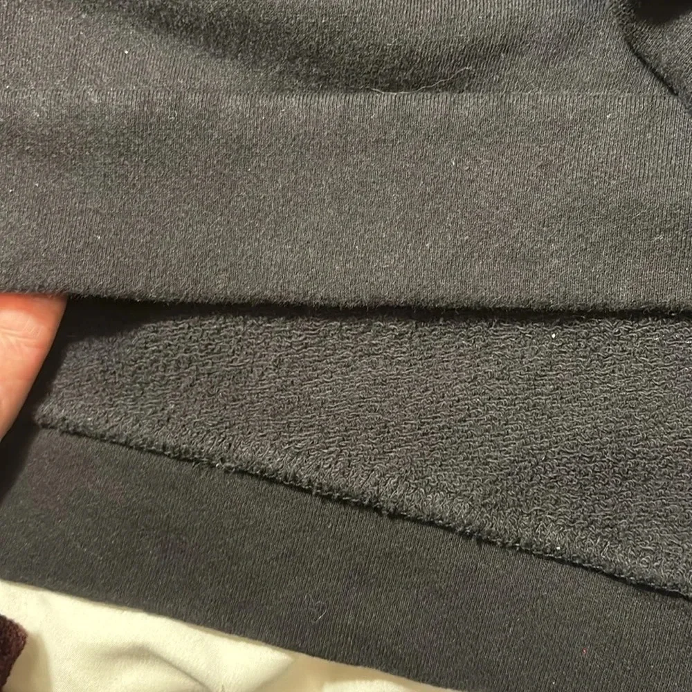 INC Womens Embellished-Sleeve Black Sweatshirt - Picture 11 of 12